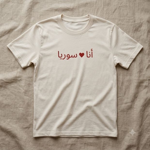 تي شيرت أنا أحب سوريا